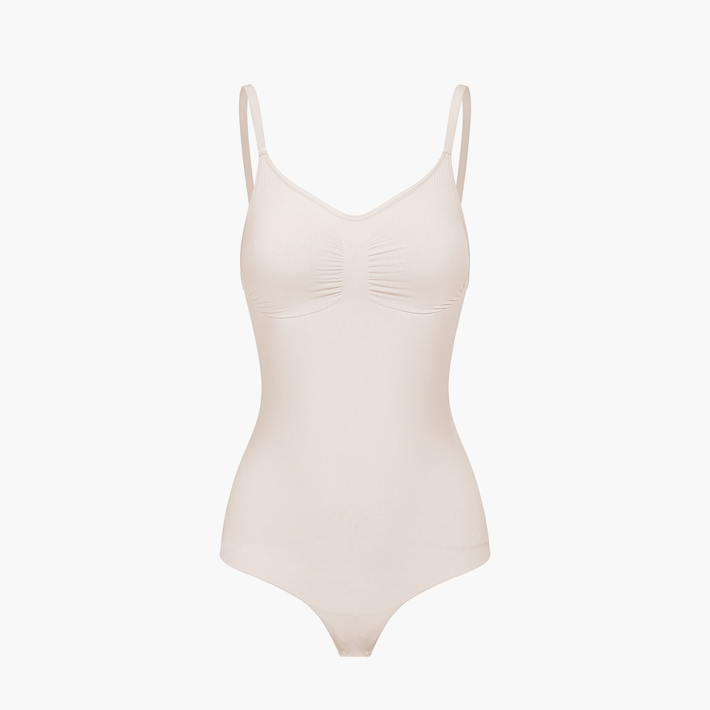 Bodysuit sculpting shapewear with thong