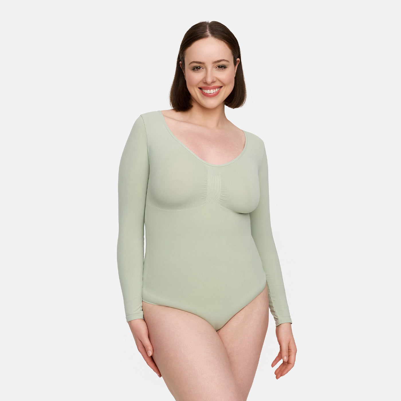 Bodysuit Sculpting Shapewear longsleeve with string