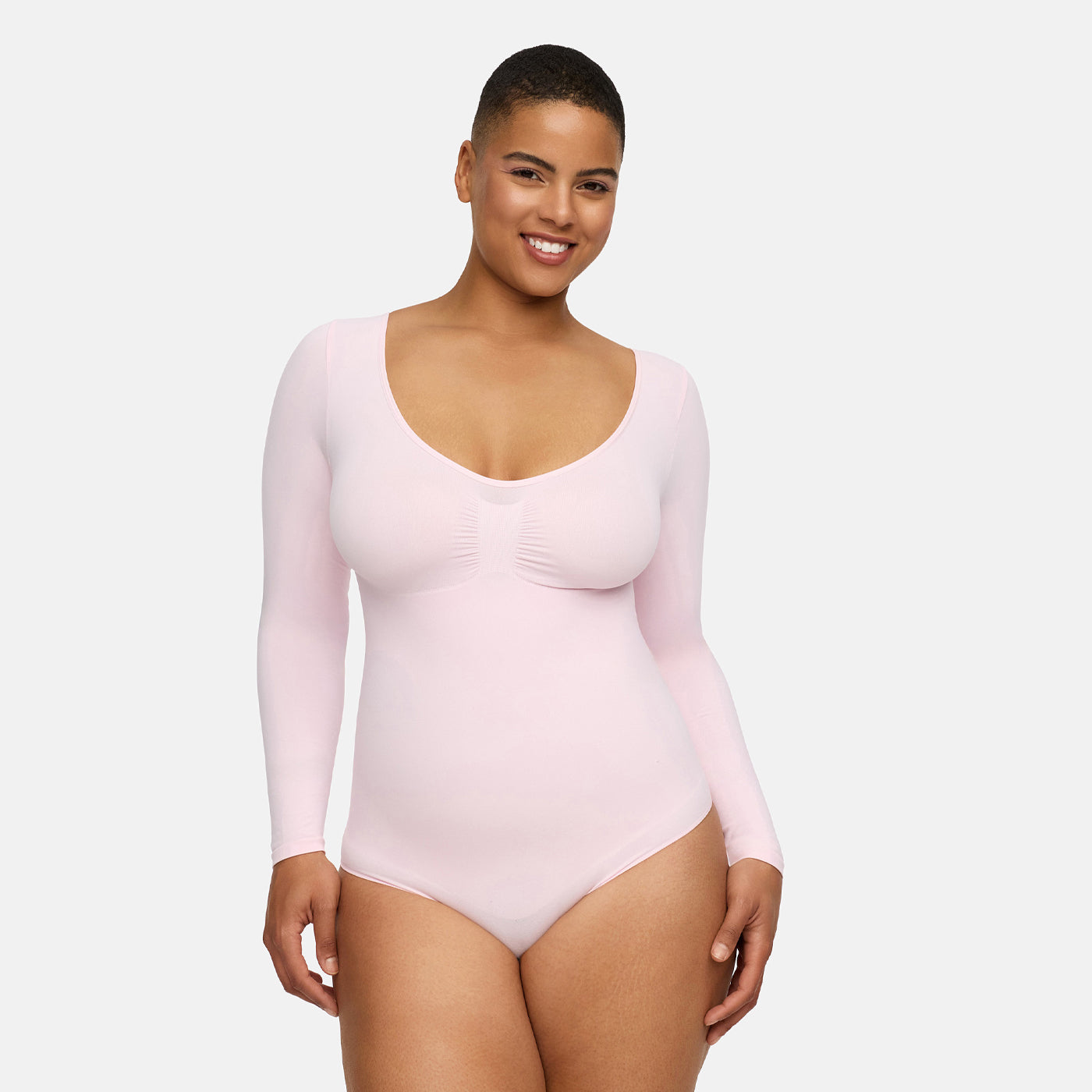 Bodysuit Sculpting Shapewear longsleeve with string