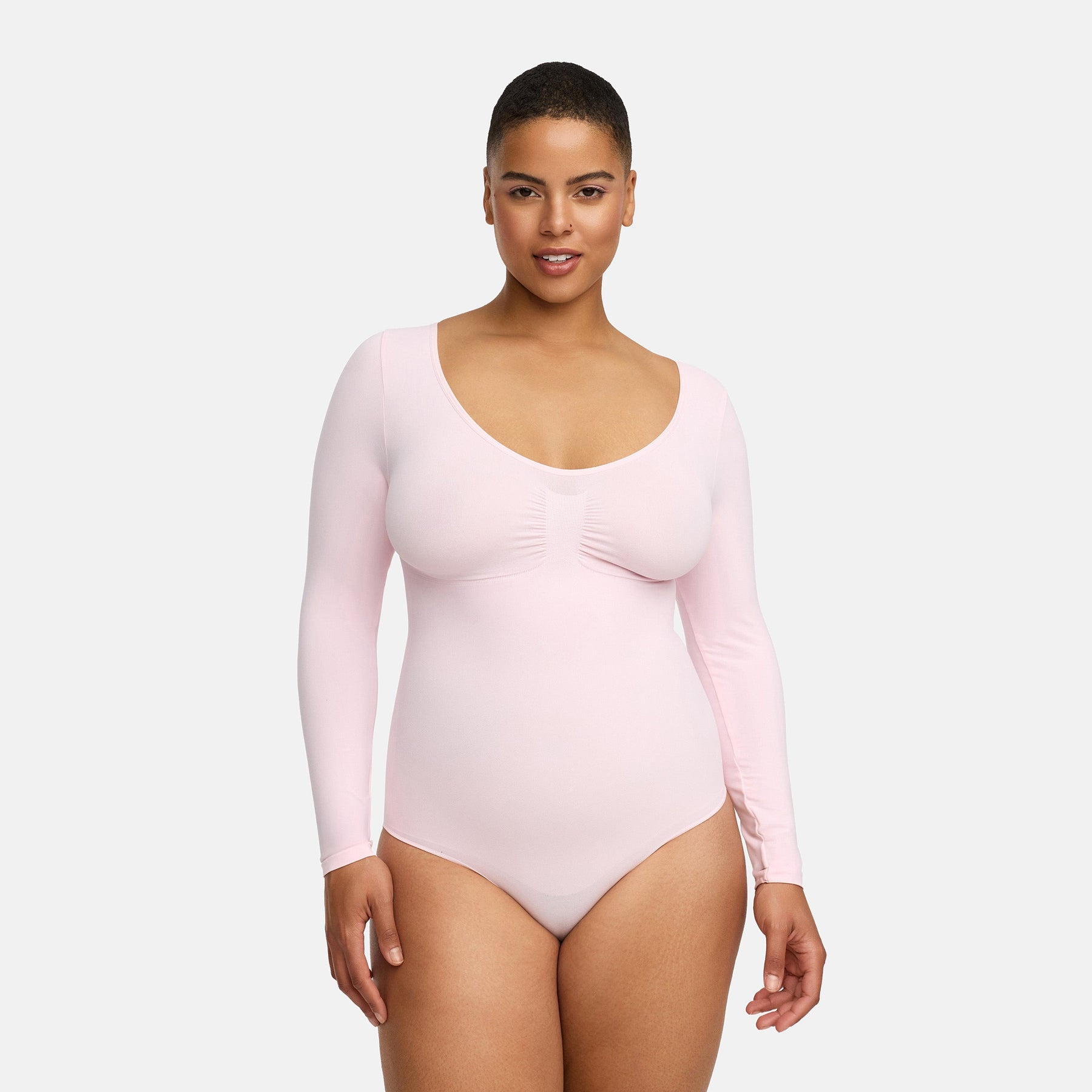 Bodysuit Sculpting Shapewear longsleeve with briefs