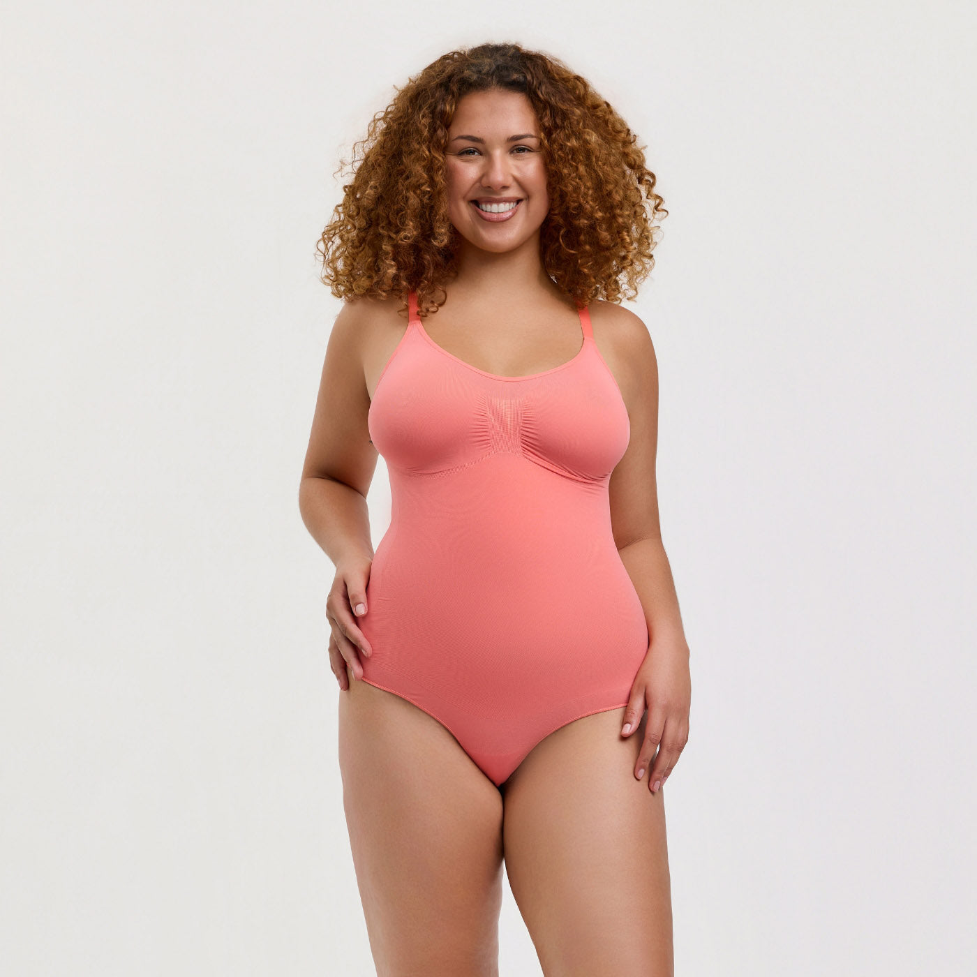 Bodysuit sculpting shapewear with briefs