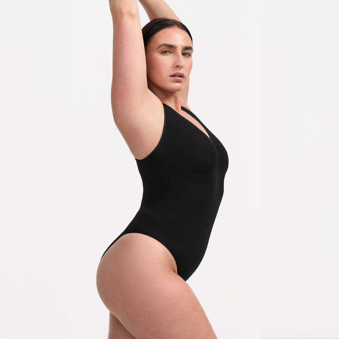 Tank bodysuit sculpting shapewear with briefs