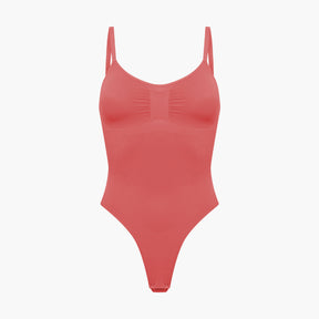 Bodysuit sculpting shapewear with thong