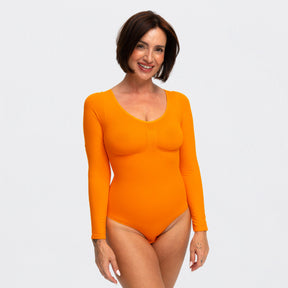 Bodysuit Sculpting Shapewear longsleeve with string