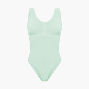 Tank bodysuit sculpting shapewear with briefs