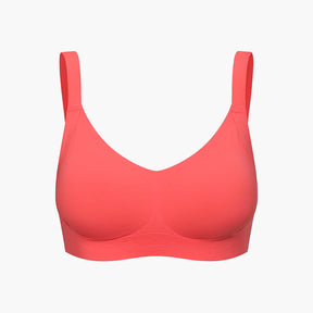 Seamless compact push-up bra