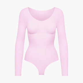 Bodysuit Sculpting Shapewear longsleeve with string
