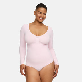 Bodysuit Sculpting Shapewear longsleeve with string