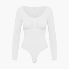 Bodysuit Sculpting Shapewear longsleeve with string