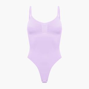Bodysuit sculpting shapewear with thong