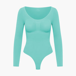 Bodysuit Sculpting Shapewear longsleeve with string