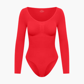 Bodysuit Sculpting Shapewear longsleeve with briefs