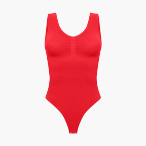 Tank bodysuit sculpting shapewear with thong