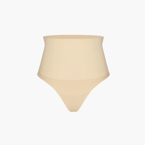 Shaping thong with high waist