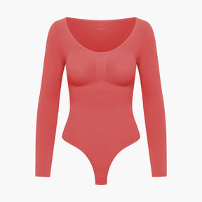 Bodysuit Sculpting Shapewear longsleeve with string