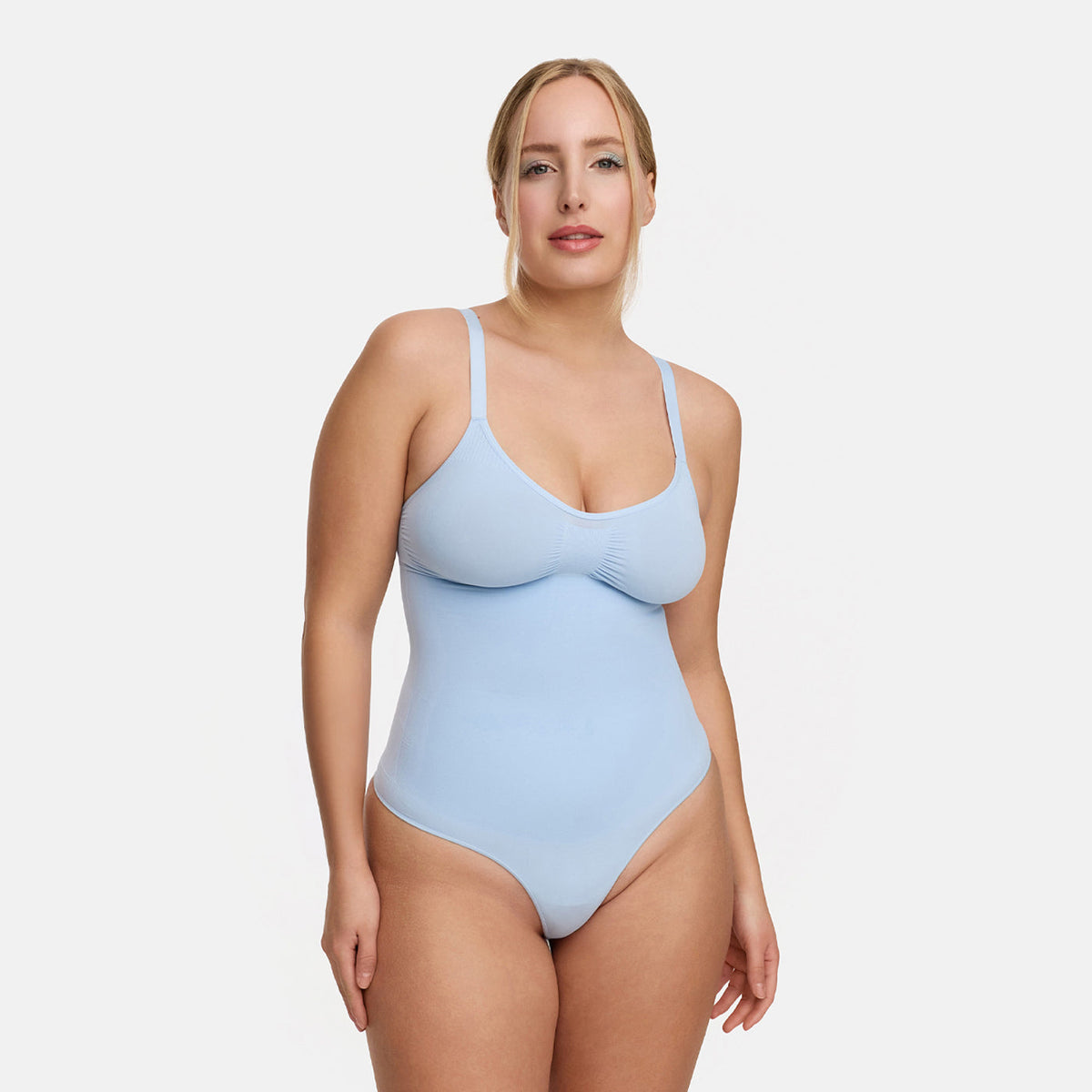 Bodysuit sculpting shapewear with thong