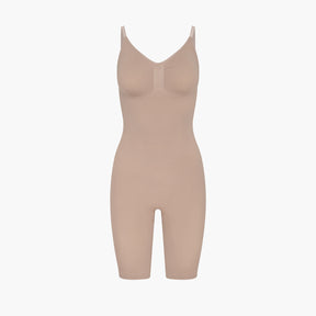 Bodysuit sculpting shapewear with shorts
