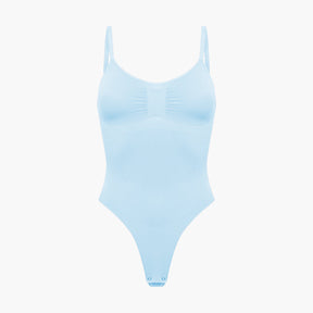 Bodysuit sculpting shapewear with thong