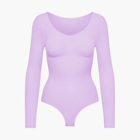 Bodysuit Sculpting Shapewear longsleeve with string