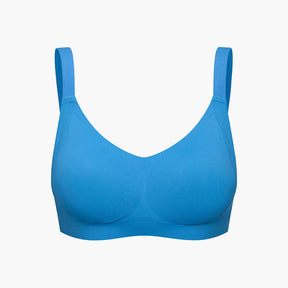Seamless compact push-up bra
