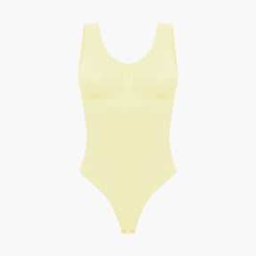 Tank bodysuit sculpting shapewear with thong