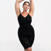 Bodysuit sculpting shapewear with shorts