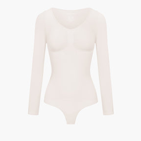 Bodysuit Sculpting Shapewear longsleeve with string