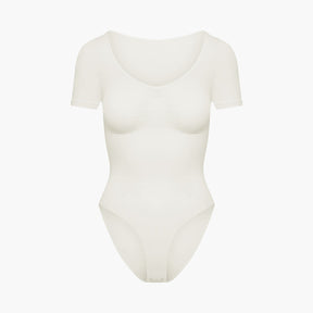 T-shirt bodysuit sculpting shapewear with briefs