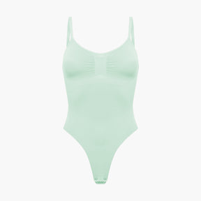 Bodysuit sculpting shapewear with thong