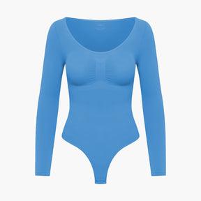 Bodysuit Sculpting Shapewear longsleeve with string