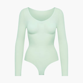 Bodysuit Sculpting Shapewear longsleeve with string