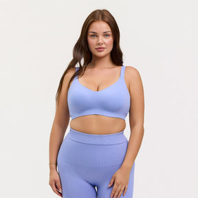 Seamless compact push-up bra
